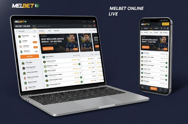 Melbet online - Live cricket betting interface for Pakistan