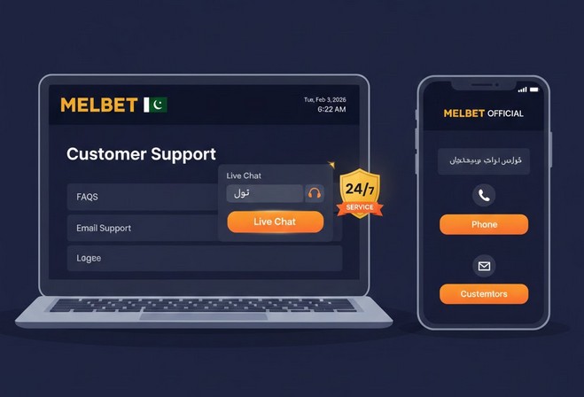 Melbet official support - 24/7 customer service in Urdu and English